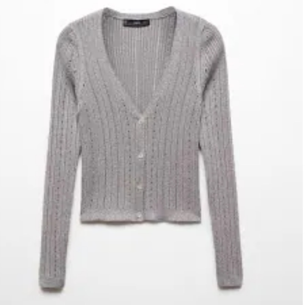 Mango Fine Knit Cardigan